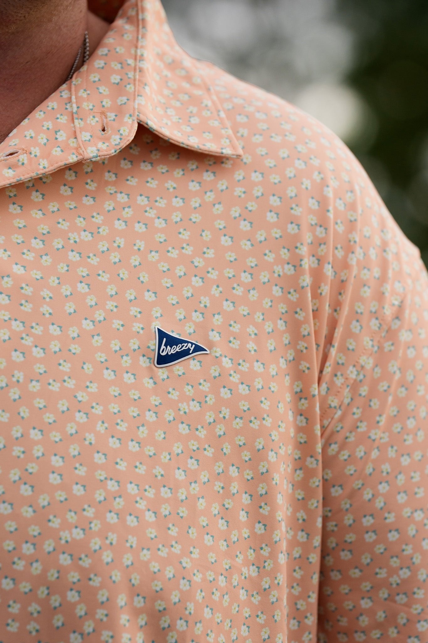 The Magnolia 3.0 Polo Orange - Breezy Golf