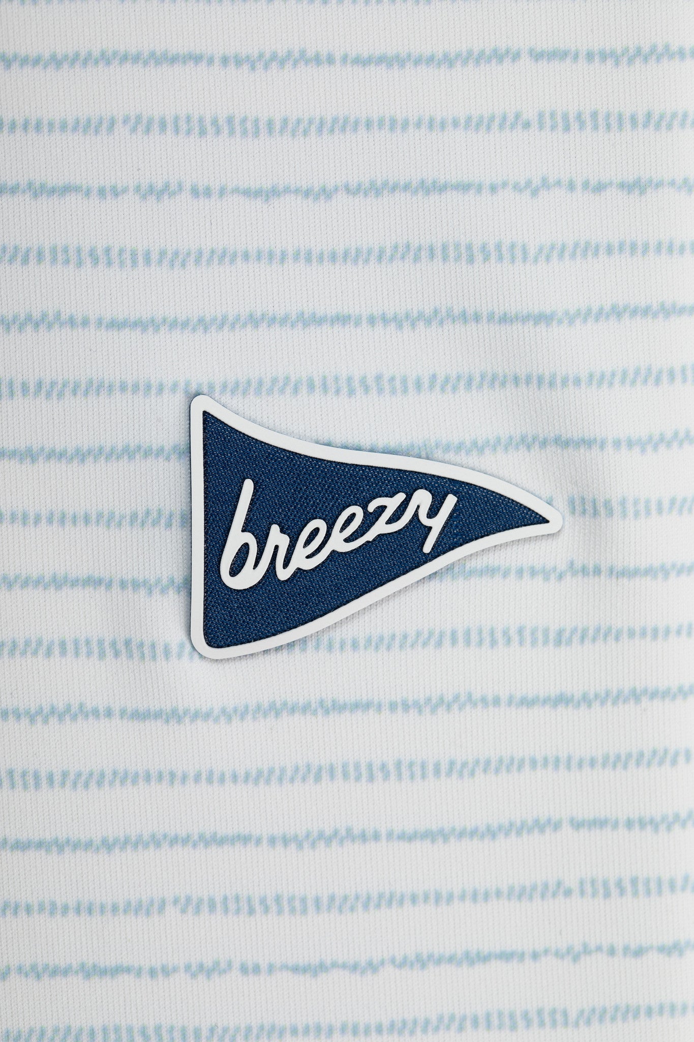 The Pebbled Stripes Polo - Breezy Golf